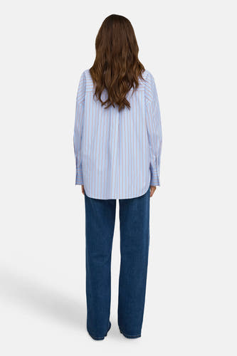 Chemise à manches longues - bleu