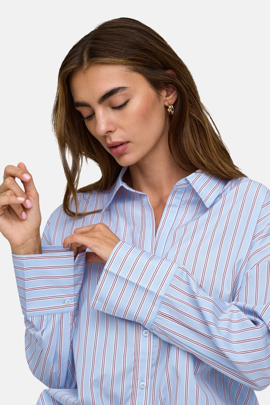 Chemise à manches longues - bleu