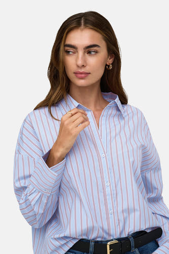 Chemise à manches longues - bleu