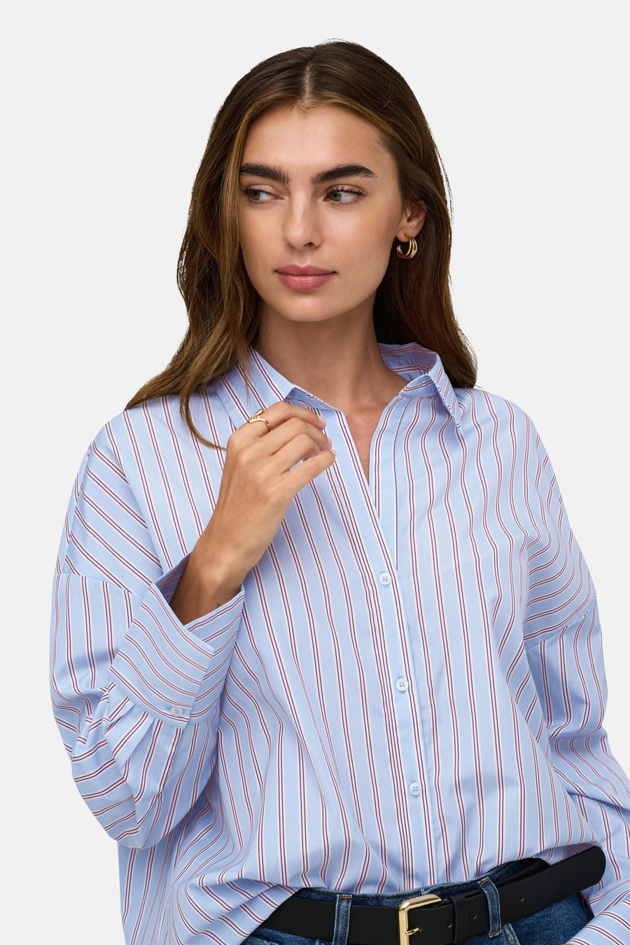 Chemise à manches longues - bleu