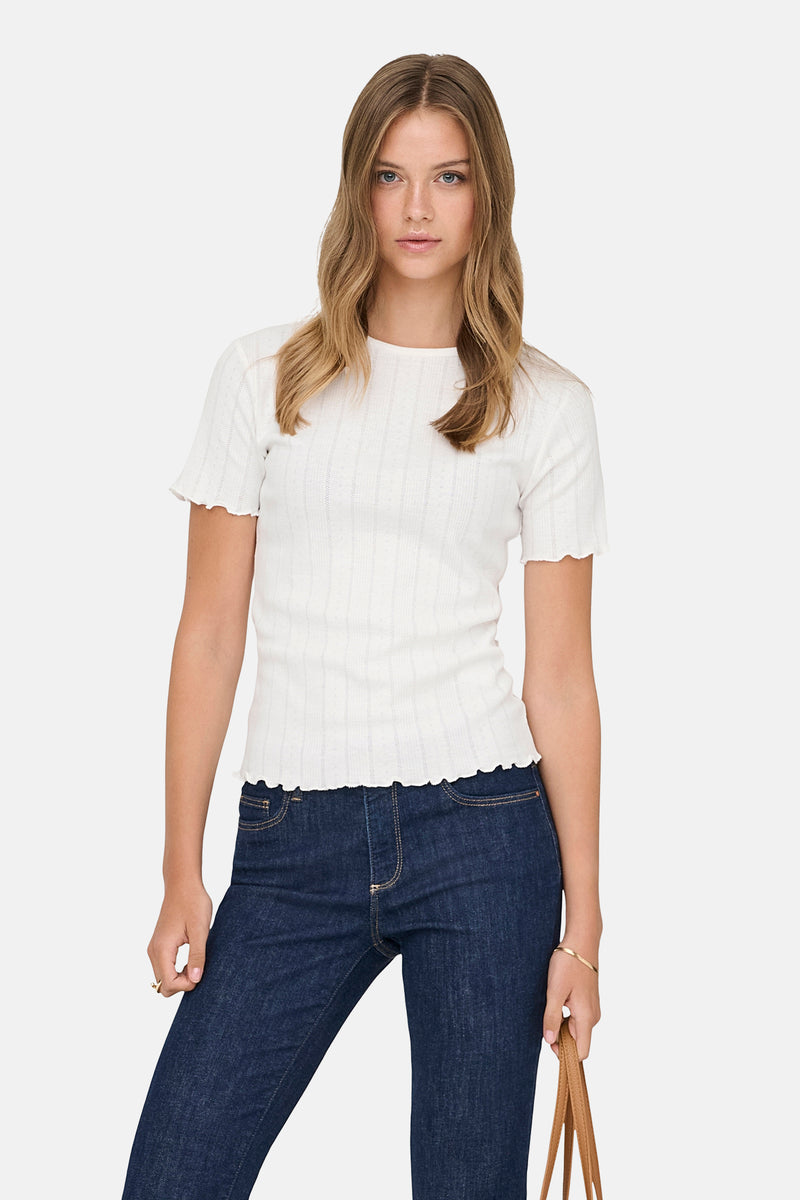 T-shirt à manches courtes - blanc