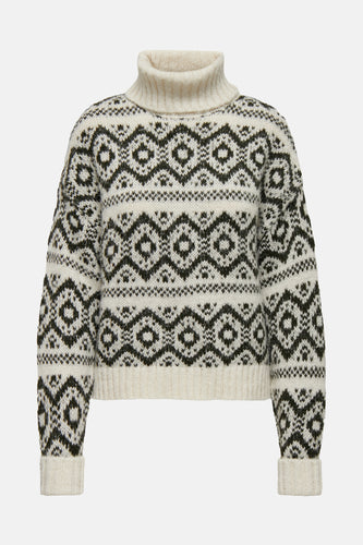 Pull col roulé multicolore - ONLY®