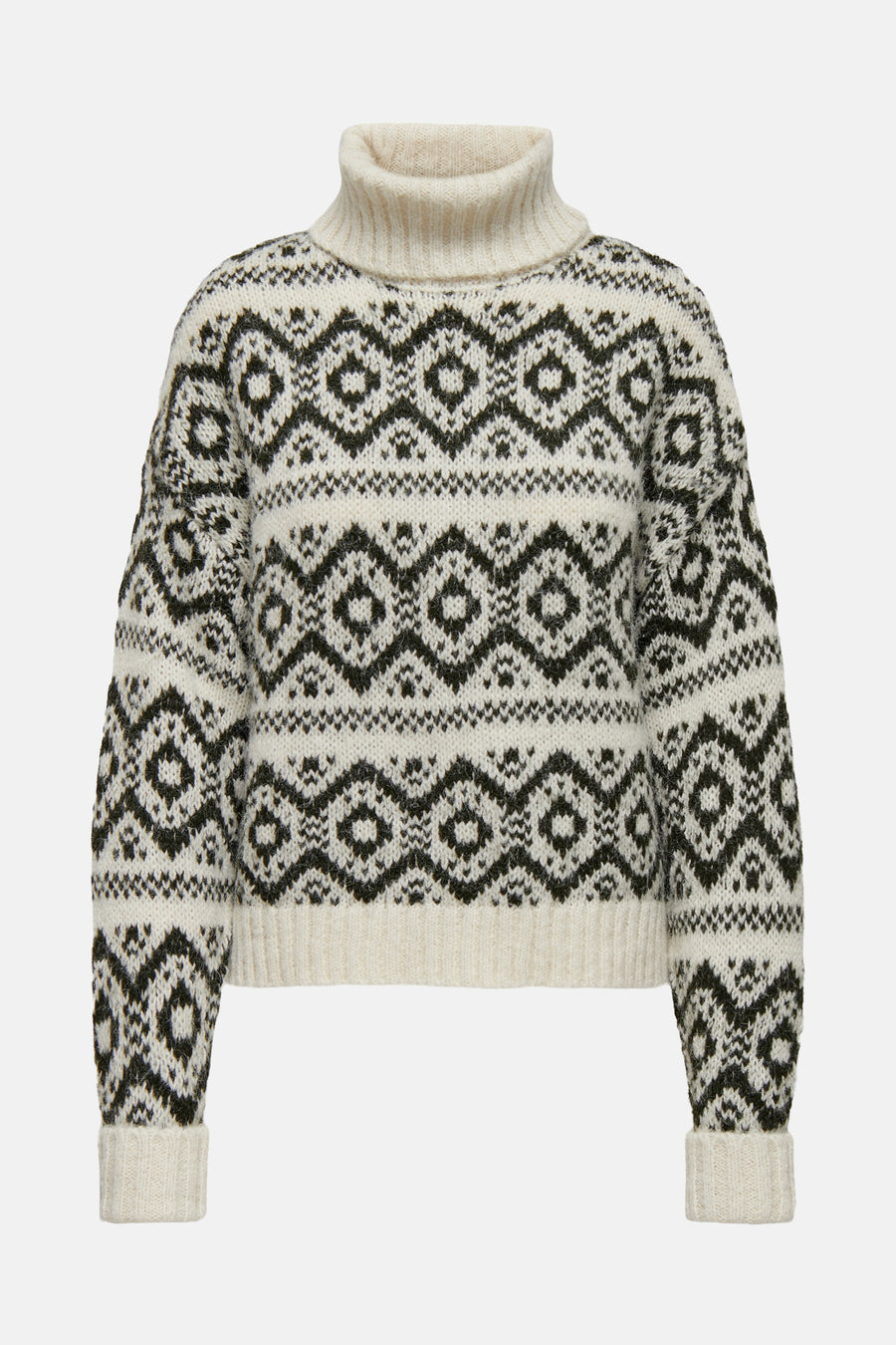 Pull col roulé multicolore - ONLY®