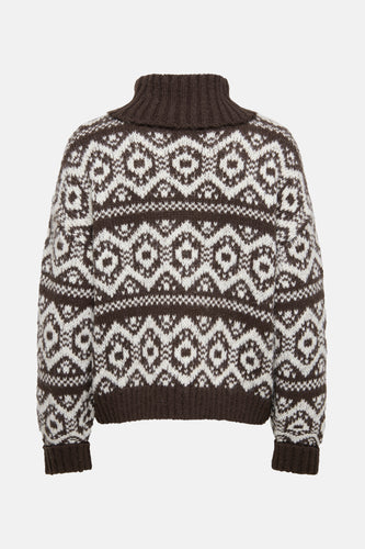 Pull col roulé multicolore - ONLY®