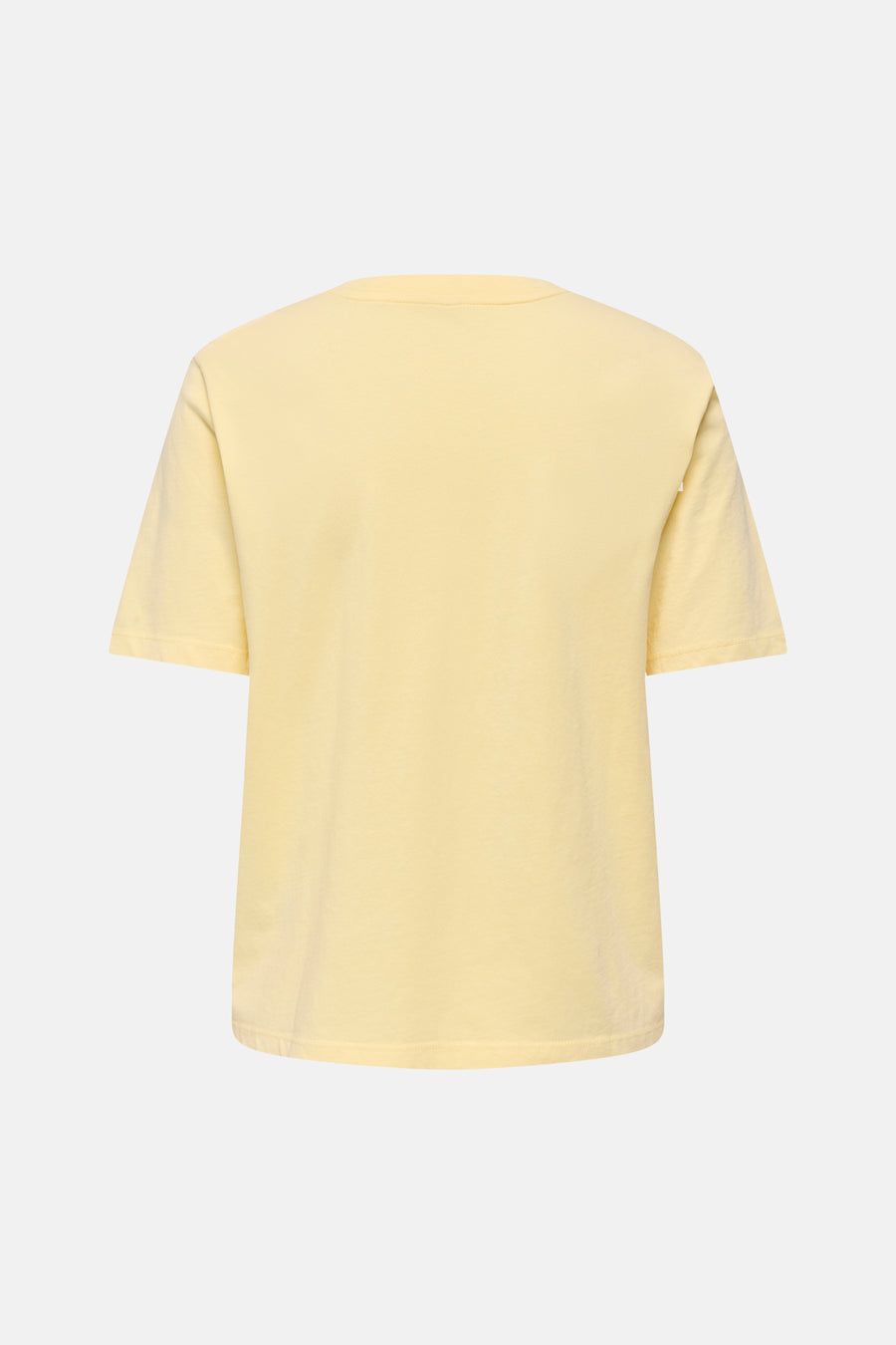 T-shirt jaune à manches courtes ONLY®, vu de dos.