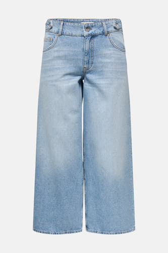 Jeans larges en denim bleu clair de ONLY, avec jambes larges et taille classique.