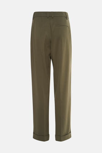 Pantalon vert ONLY®, avec des revers et une poche sur le dos.