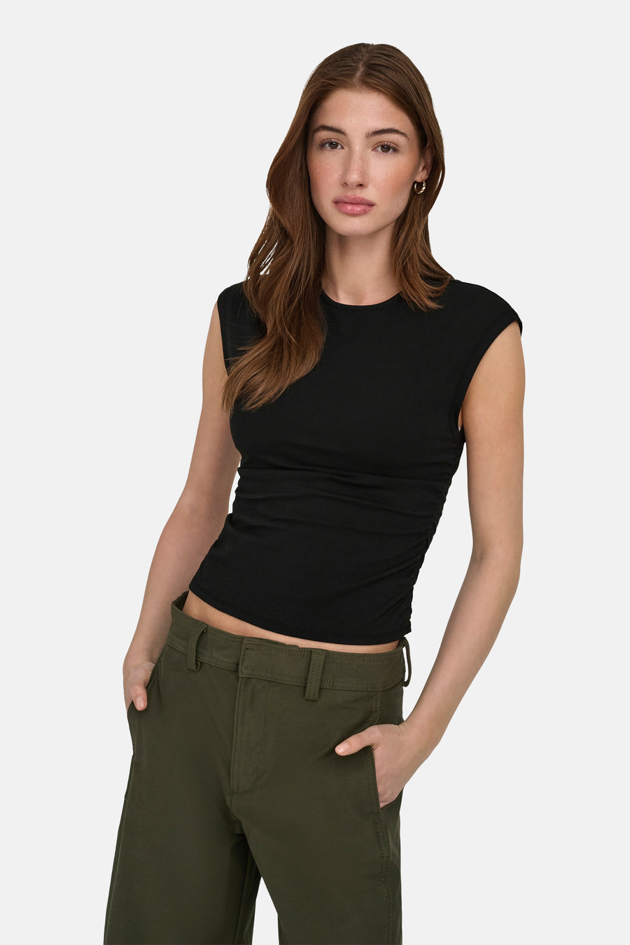 Top uni manche courte noir - ONLY®