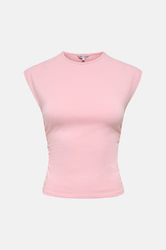 Top uni manche courte rose - ONLY®