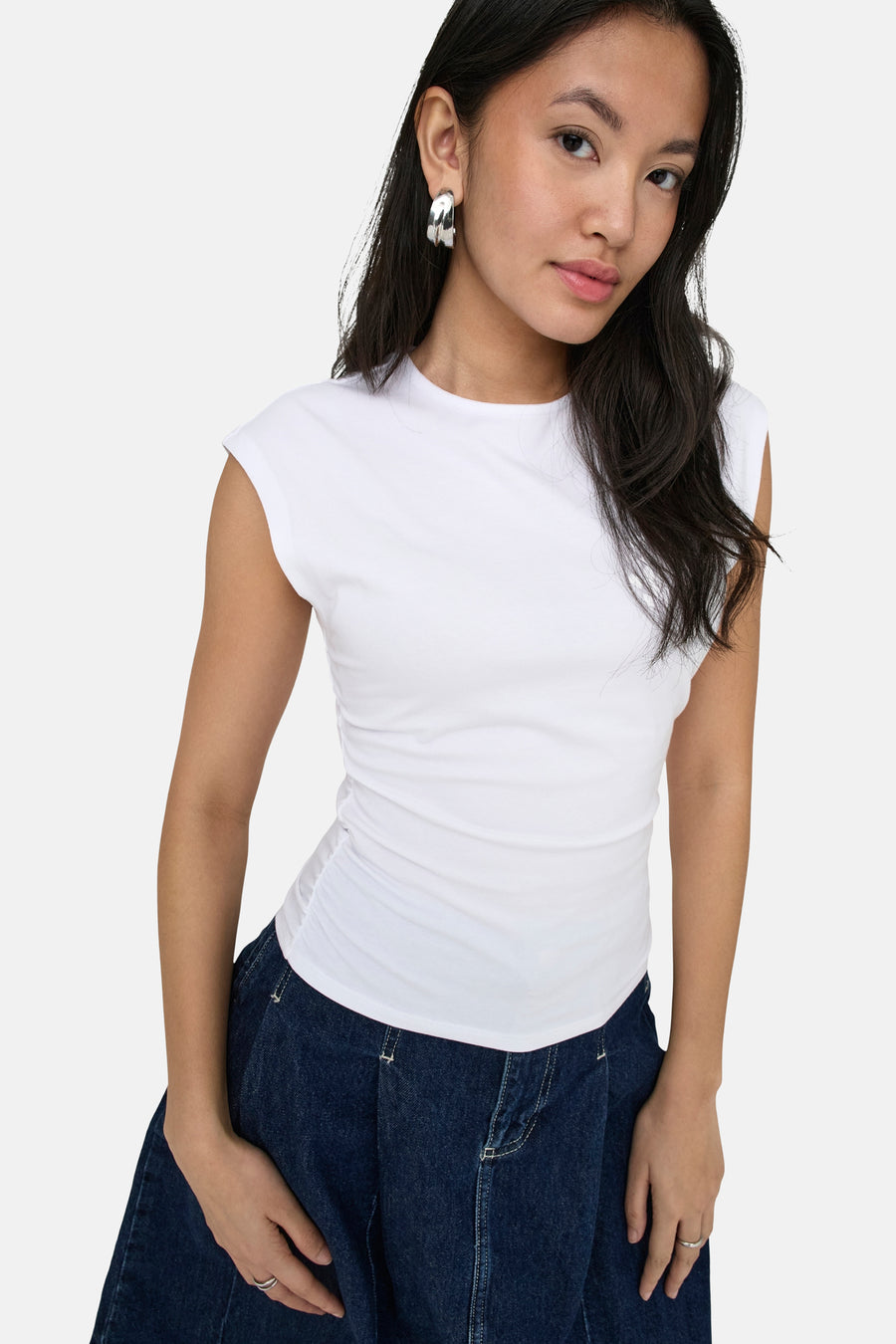 Top uni manche courte blanc - ONLY®