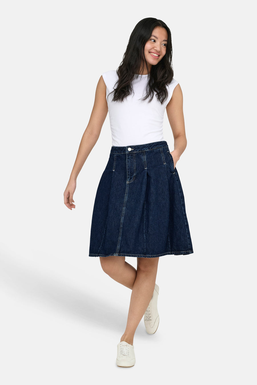 Top uni manche courte blanc - ONLY®