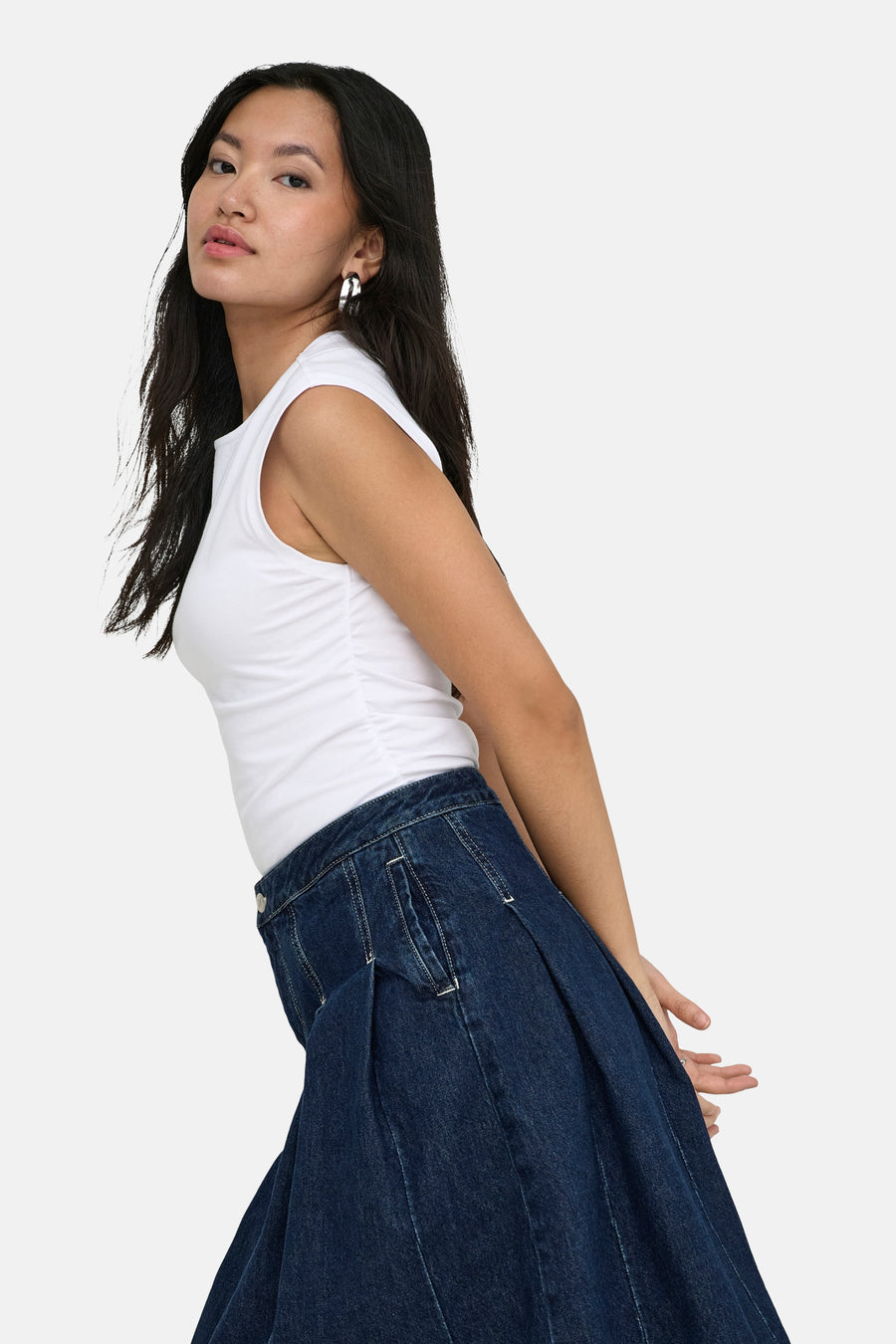 Top uni manche courte blanc - ONLY®