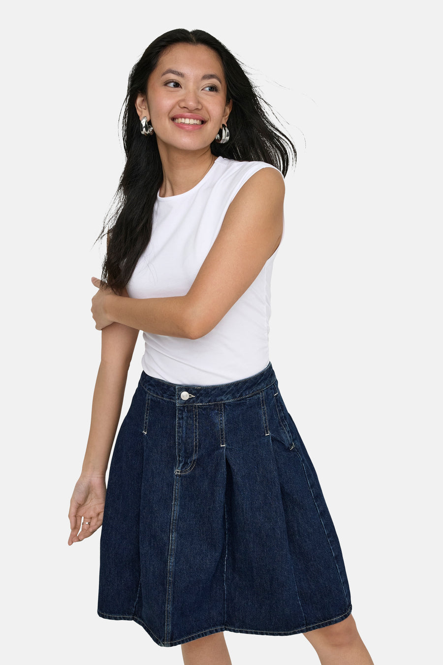 Top uni manche courte blanc - ONLY®