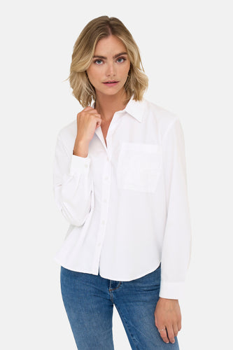 Chemise à manches longues - blanc - JDY - 7