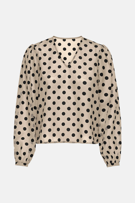 ONLFEDJA L/S V-NECK TOP WVN