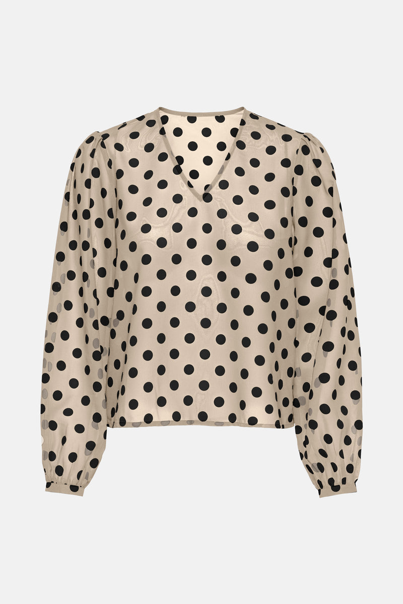 ONLFEDJA L/S V-NECK TOP WVN