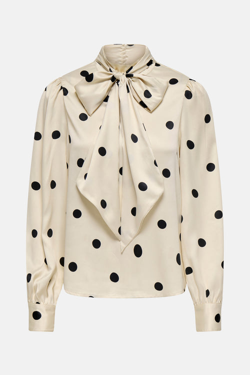 ONLLYDIA L/S SATIN BOW SHIRT WVN