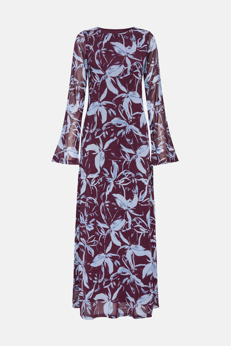 ONLCYRIL MESH L/S ANKEL DRESS WVN