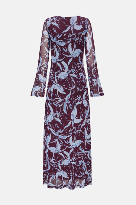 ONLCYRIL MESH L/S ANKEL DRESS WVN
