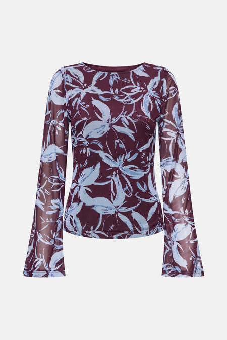 ONLCYRIL MESH L/S TOP WVN