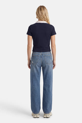 Polo à manches courtes - bleu