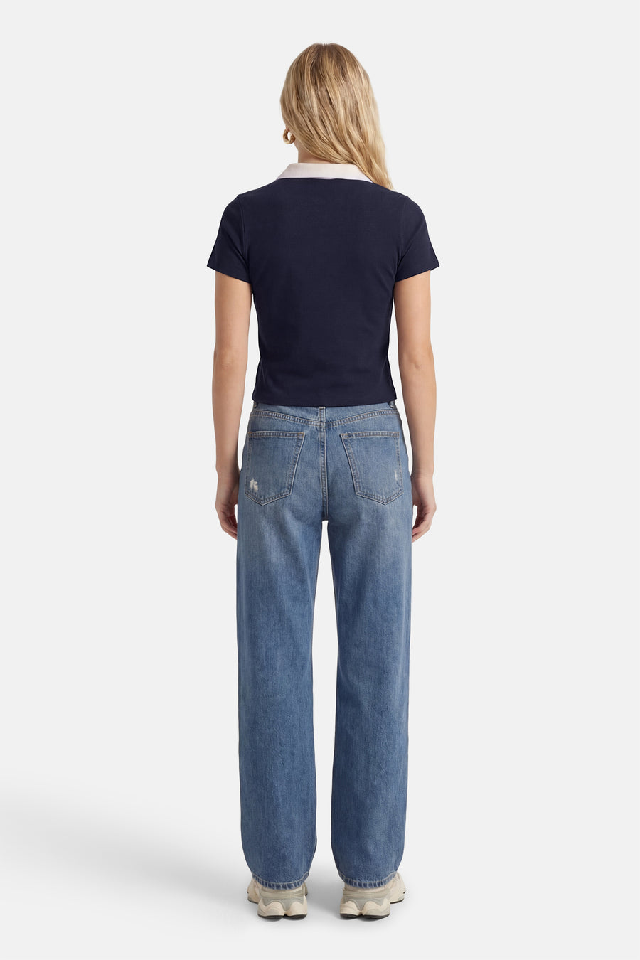 Polo à manches courtes - bleu