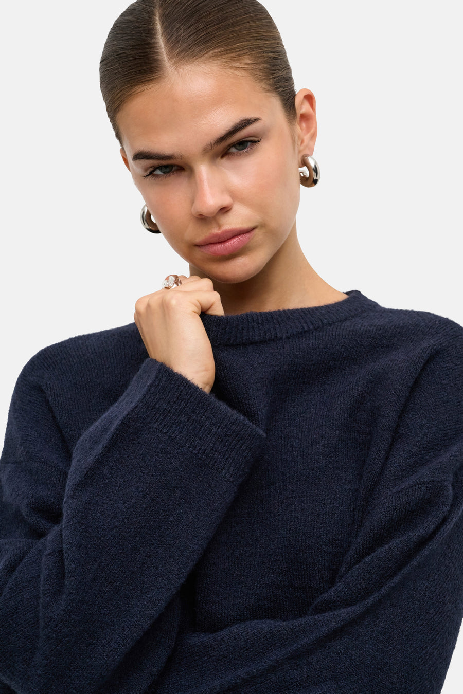 Pull col O bleu - ONLY®