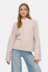 Pull col O beige - ONLY®