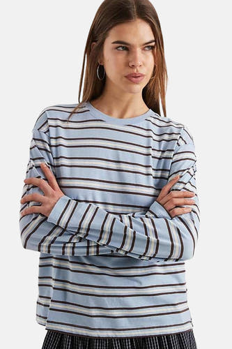 T-shirt à manches longues - bleu