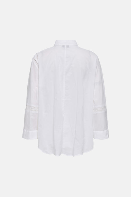 Chemise à manches longues - blanc