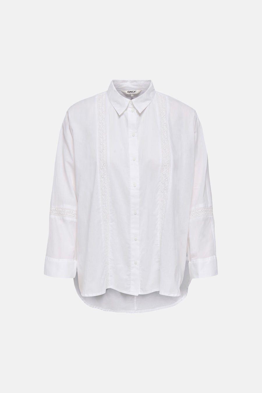 Chemise à manches longues - blanc