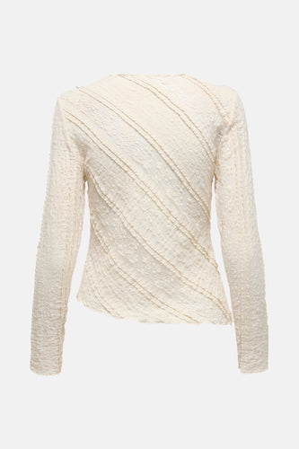 Top uni manche longue beige - ONLY®