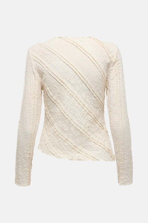 ONLSAGE LS LACE TOP OX WVN