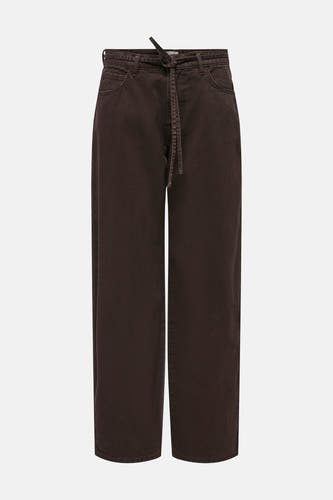 Jeans coloré - Dark Brown Denim