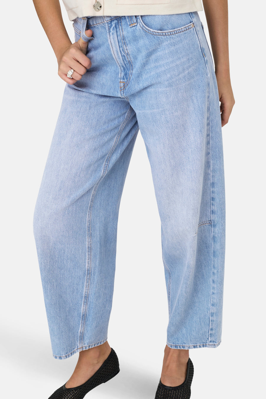 Jeans coupe spécial light blue denim - ONLY® - ONLY® - 4