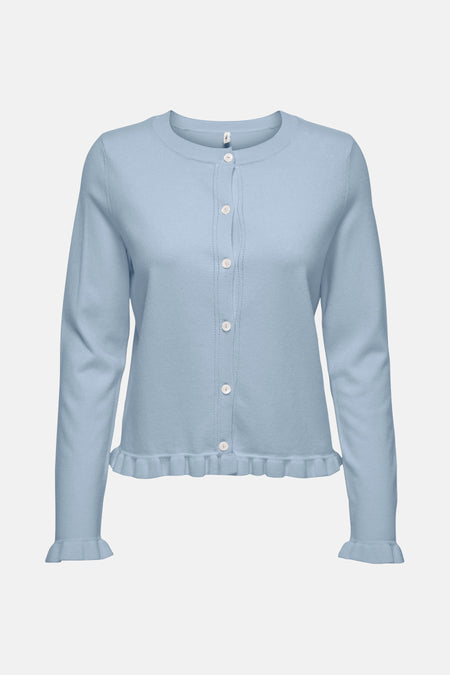 ONLCINDEREL LS FRILL CARDIGAN EX KNT