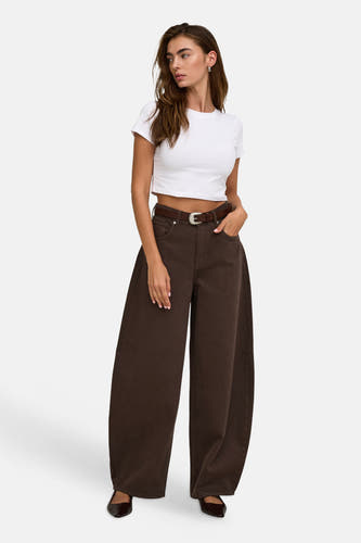 Pantalon - Dark Brown Denim
