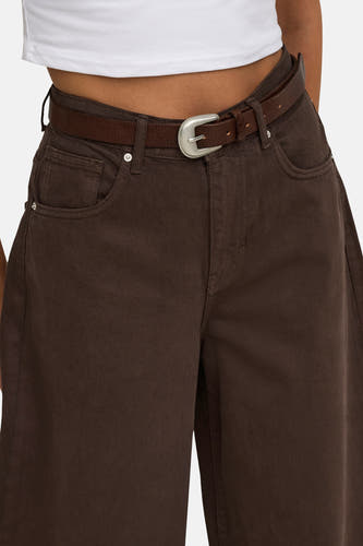 Pantalon - Dark Brown Denim