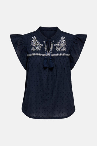 JDYKAYA S/L EMBROIDERY TOP WVN EXP