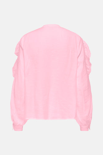 ONLMARRIAH L/S FRILL V-NECK TOP EX WVN