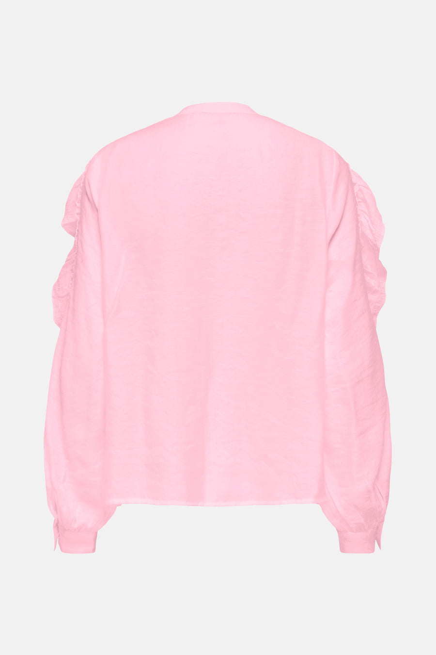 ONLMARRIAH L/S FRILL V-NECK TOP EX WVN