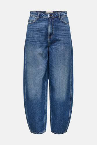 Jean denim bleu de JDY, avec des jambes larges et une ceinture de taille normale.