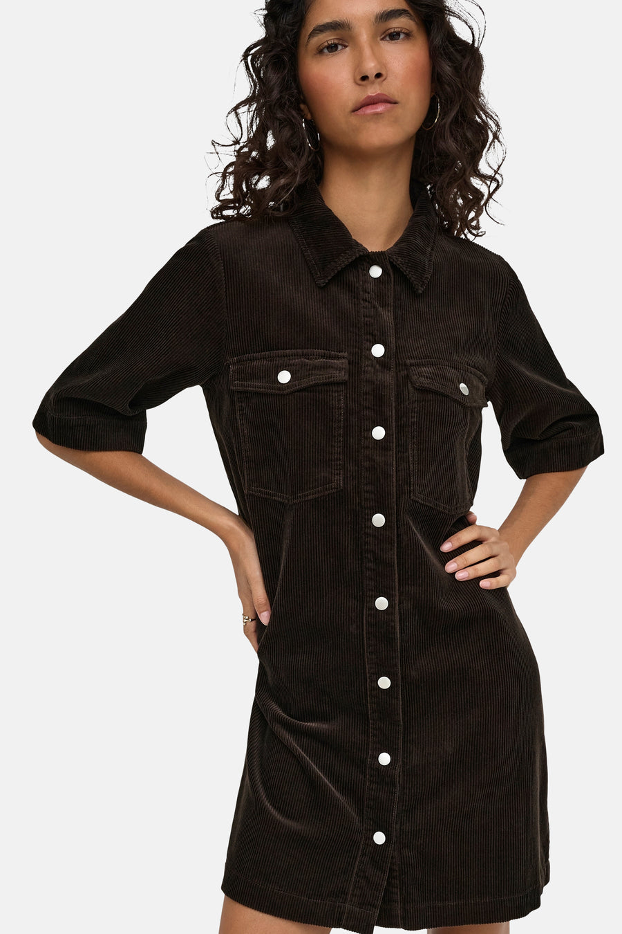Robes manches courtes brun - JDY