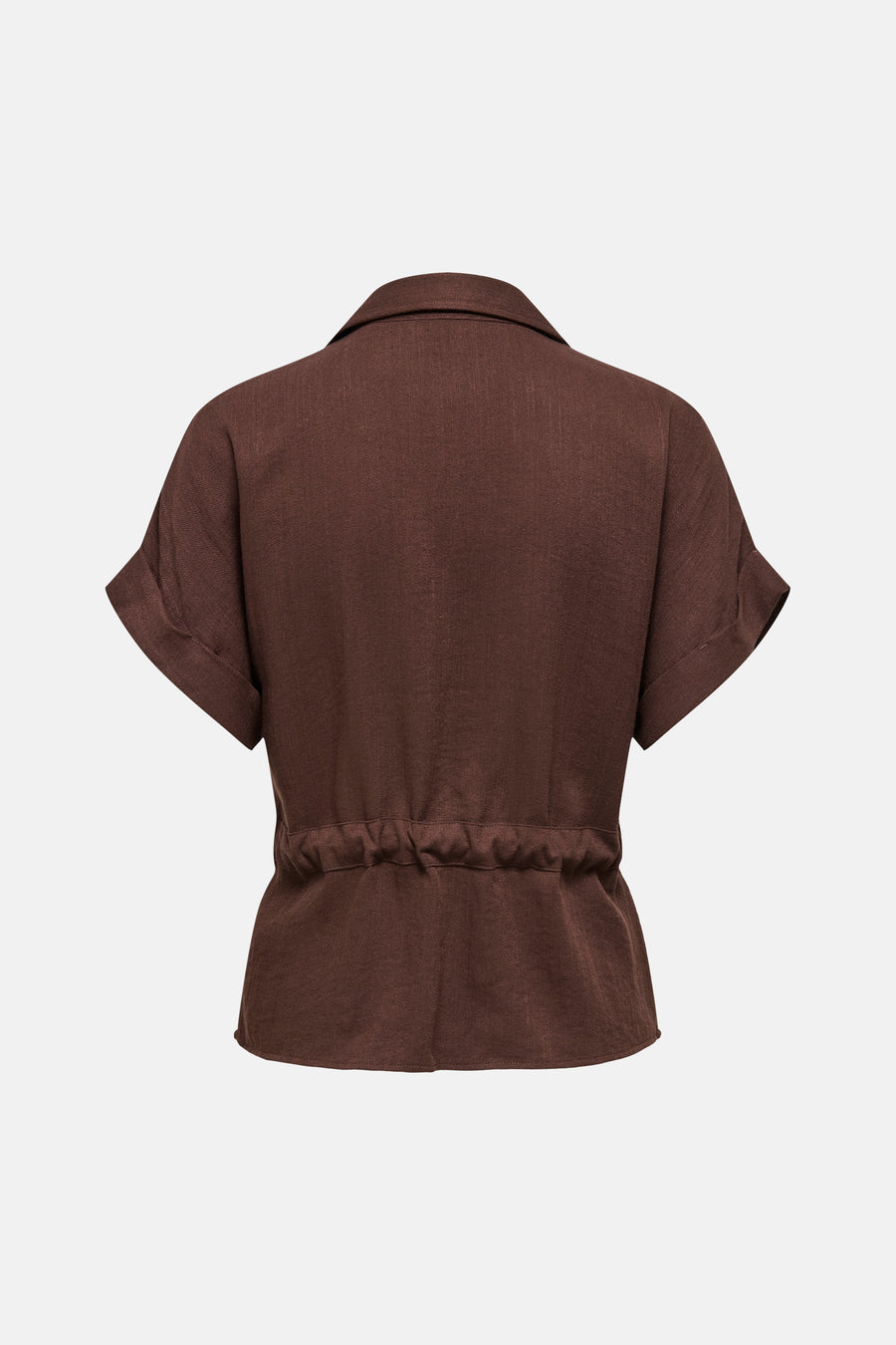 Chemise à manches courtes - brun