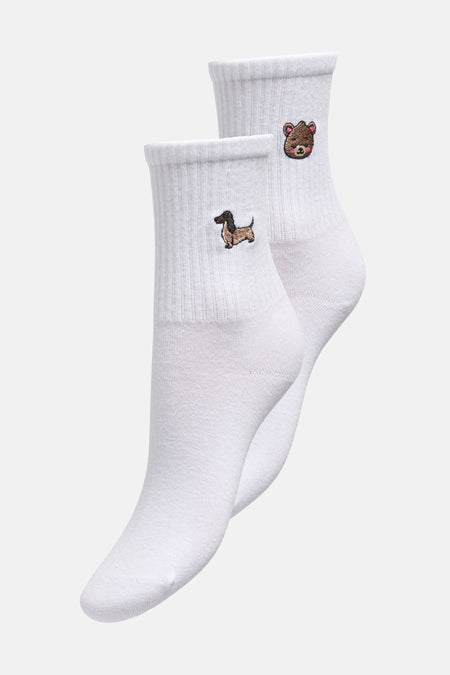 ONLANNA TENNIS EMB SOCKS 2-PACK ACC