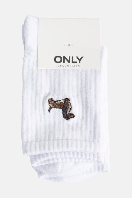 ONLANNA TENNIS EMB SOCKS 2-PACK ACC