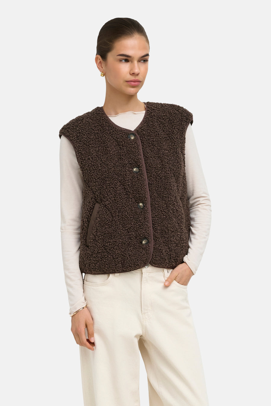 Veste (sans manches) brun - ONLY®
