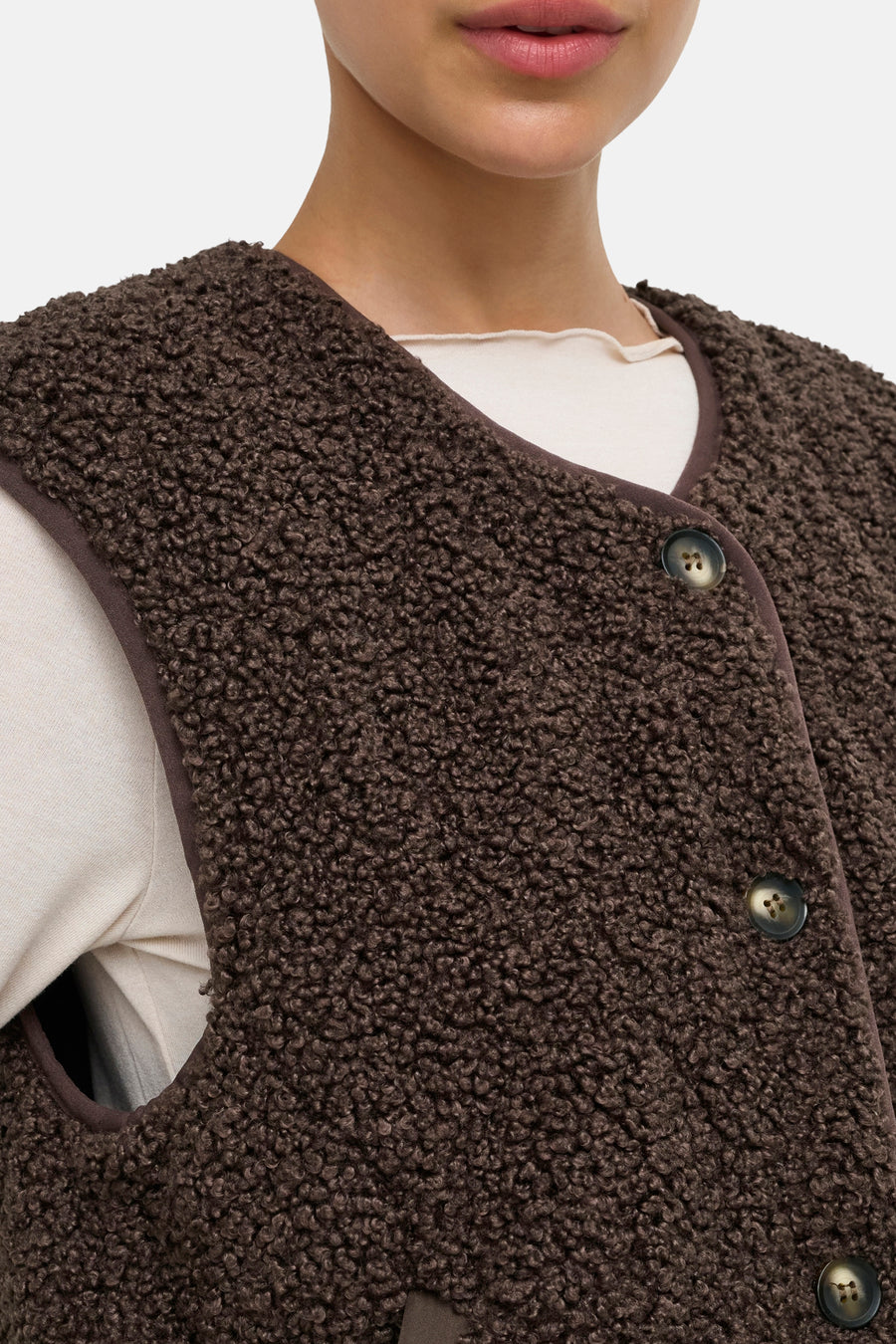 Veste (sans manches) brun - ONLY®