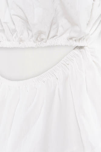 Blouse à manches courtes - blanc