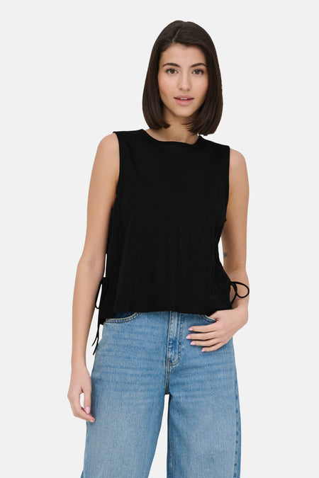 Blouse sans manches - noir
